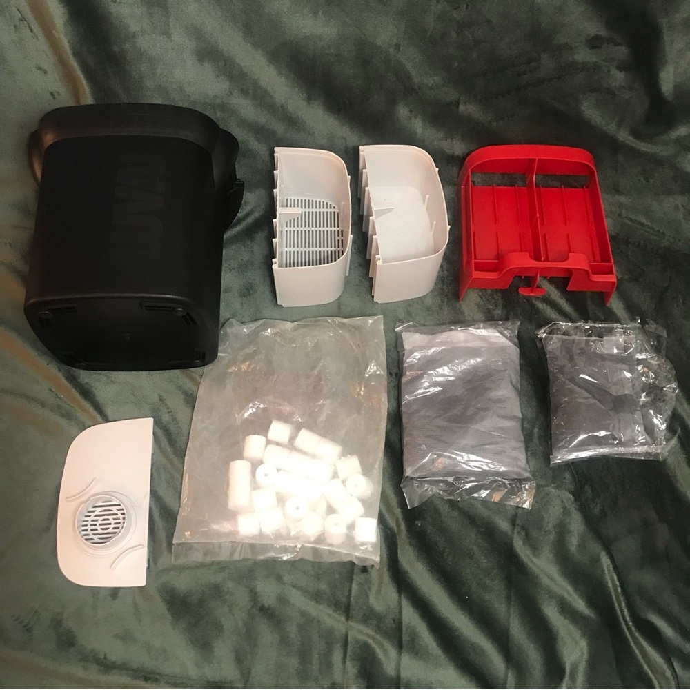 Fluval 106 Aquarium Filter Replacement Filter Case Canister  With Some Media